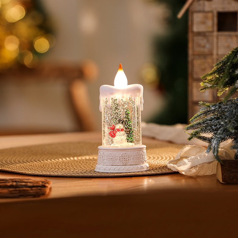 Christmas lantern with movable Santa motif Kalsten
