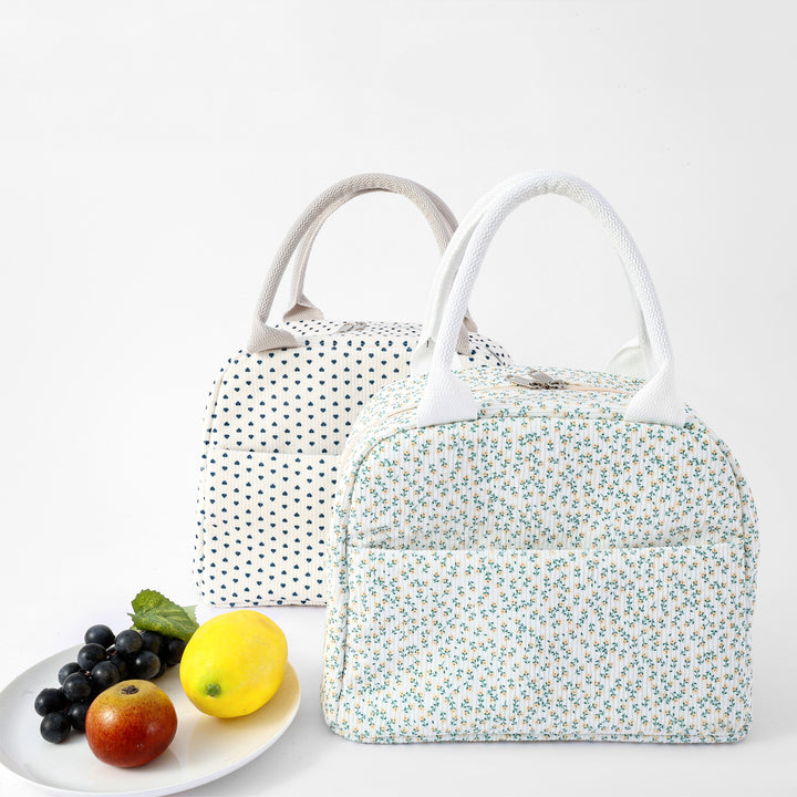 Insulated Floral Lunch Bag
