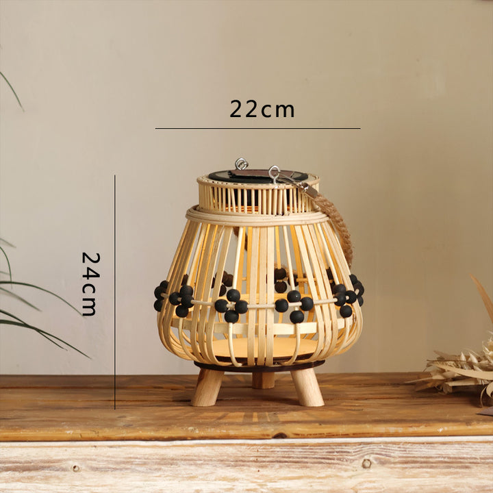 Handcrafted wooden lantern Kalsten