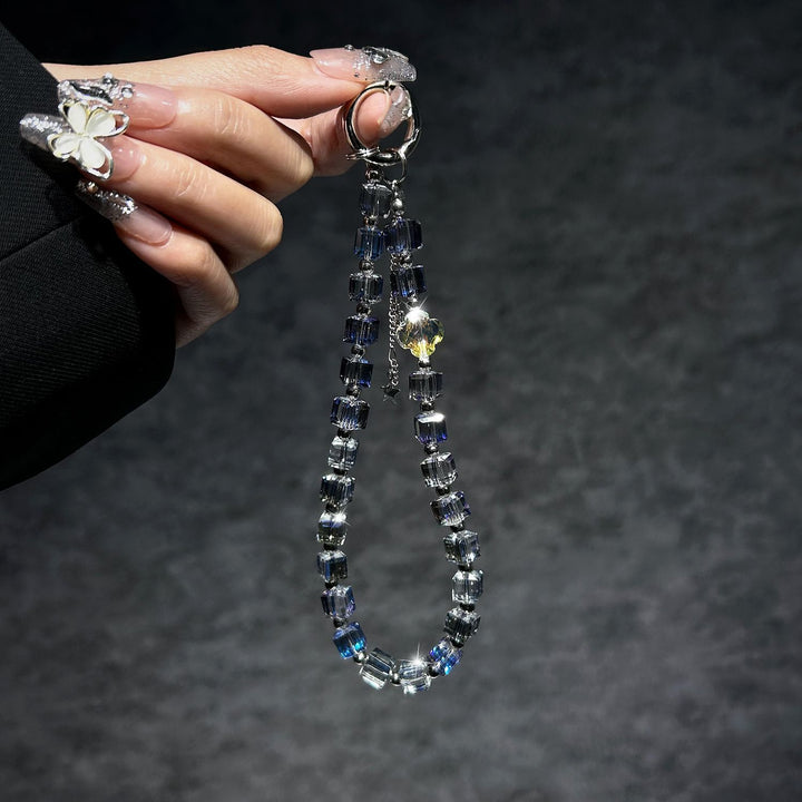 Decorative Crystal Bead Keychain Kalsten