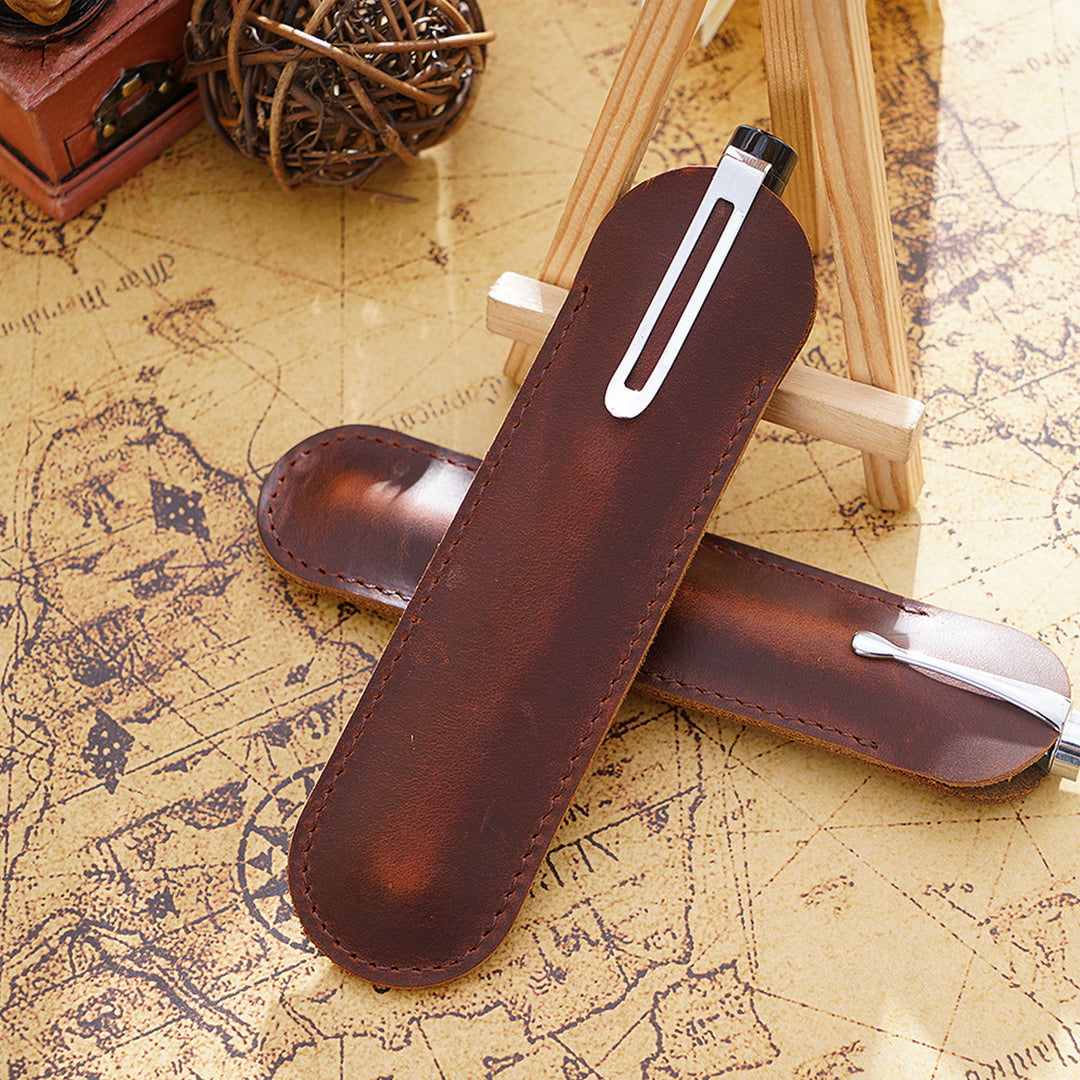 Premium Leather Pen Sleeve