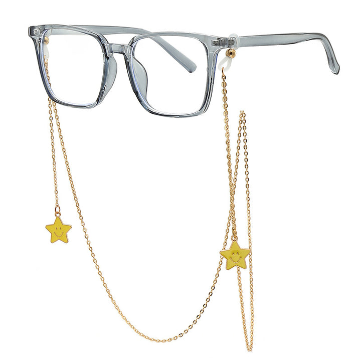 Decorative Eyewear with Star Charm Chain Kalsten