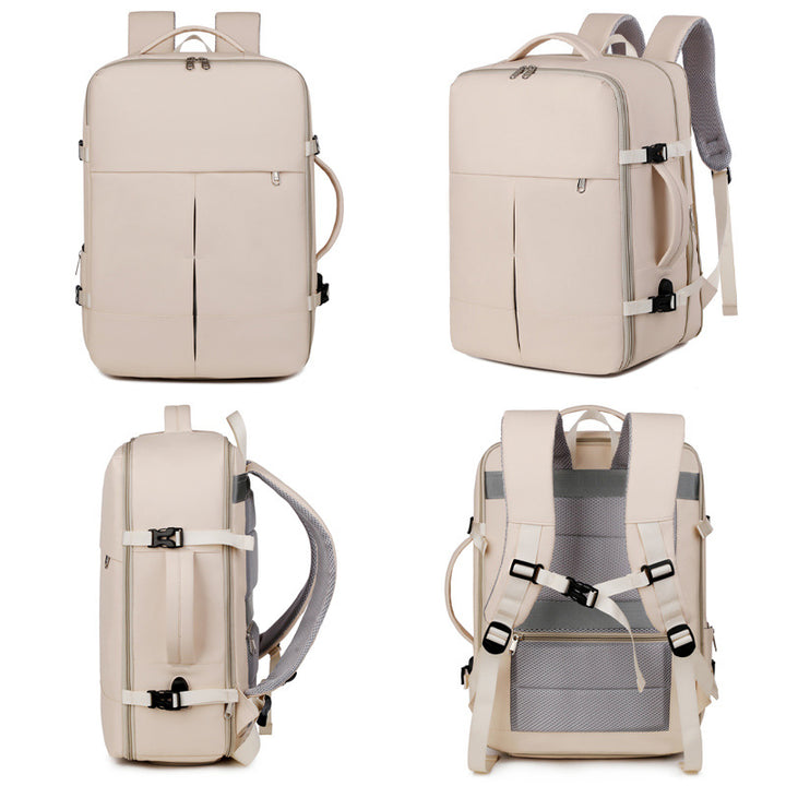 Versatile Travel Backpack with Expandable Storage