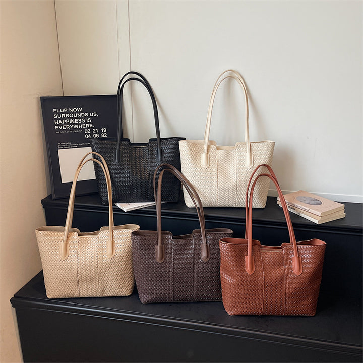 WoWoven Leather Tote Bag Kalsten