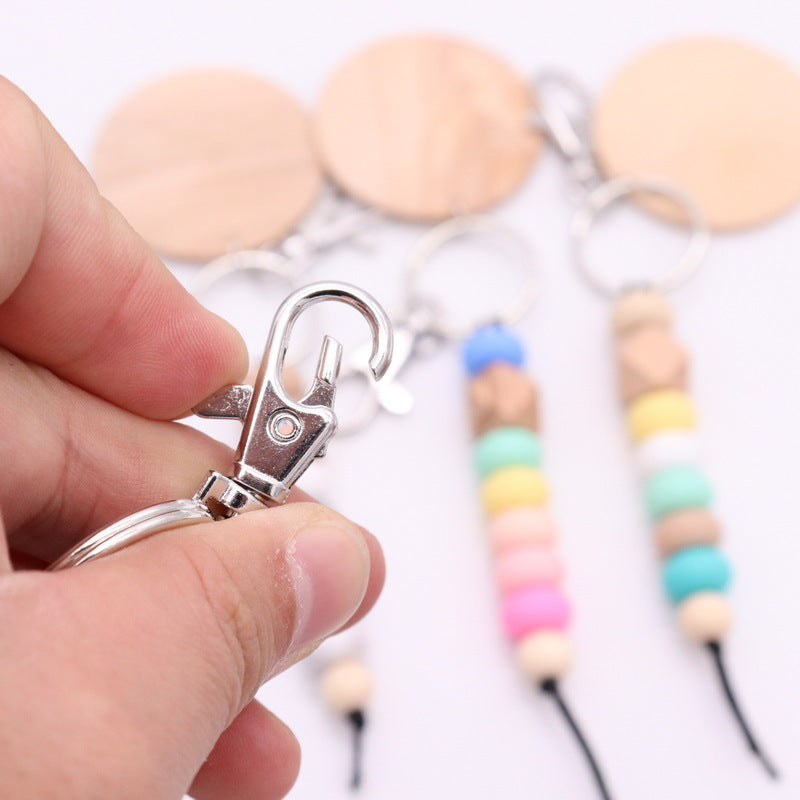 Decorative Wooden Beaded Keychain Kalsten