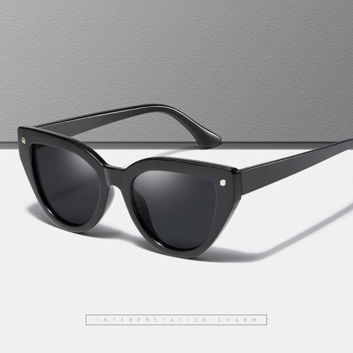Women's Cat-Eye Sunglasses with Distinctive Animal Print Pattern Kalsten