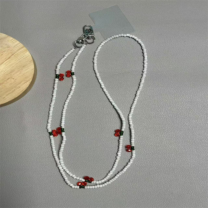 Beaded Eyewear Lanyard with Artistic Charms Kalsten
