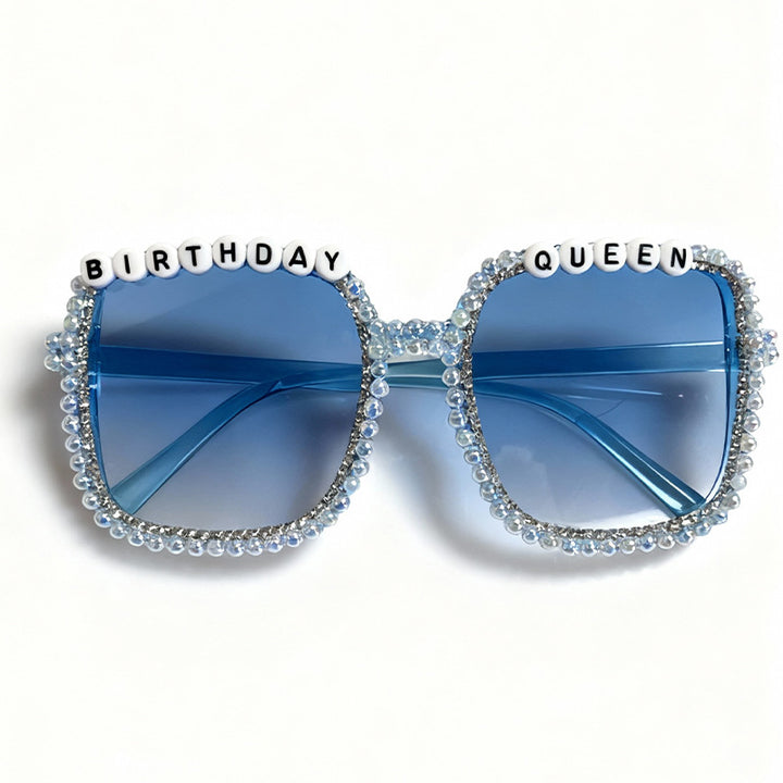 Statement Pearl-Embellished Sunglasses Kalsten