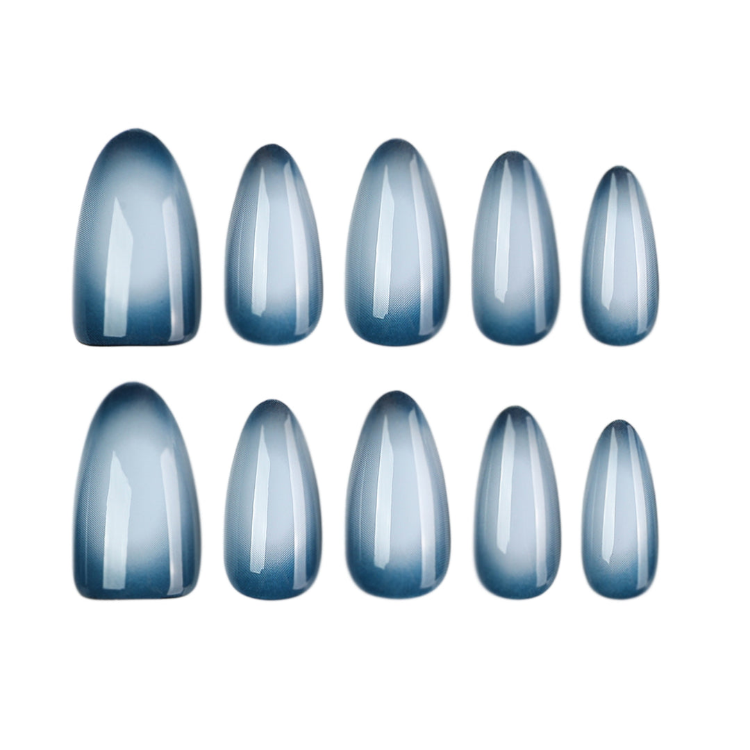 Stiletto Artificial Nails with Matte Ombre Design Kalsten
