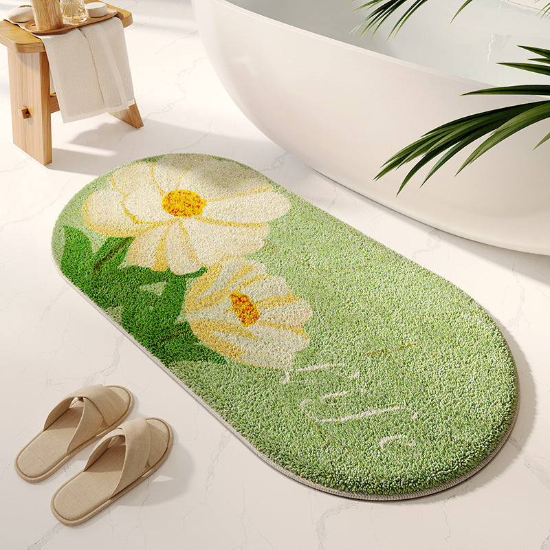 Soft Textured Bathroom Rug Kalsten