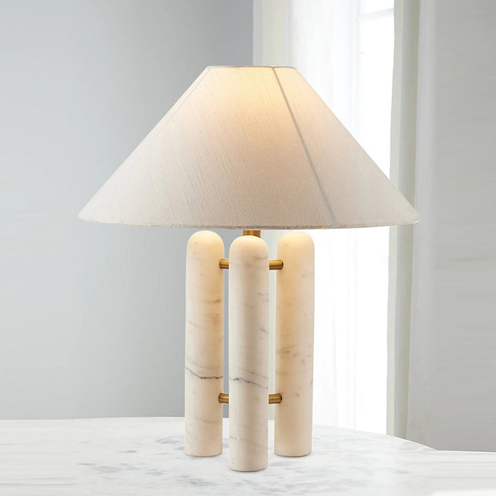 Contemporary Marble Accent Table Lamp