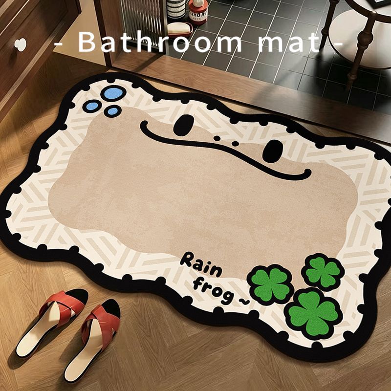 Funny Frog Bathroom Mat
