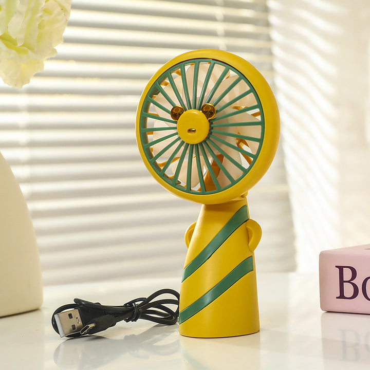 Women portable USB hand fan with cute design Kalsten