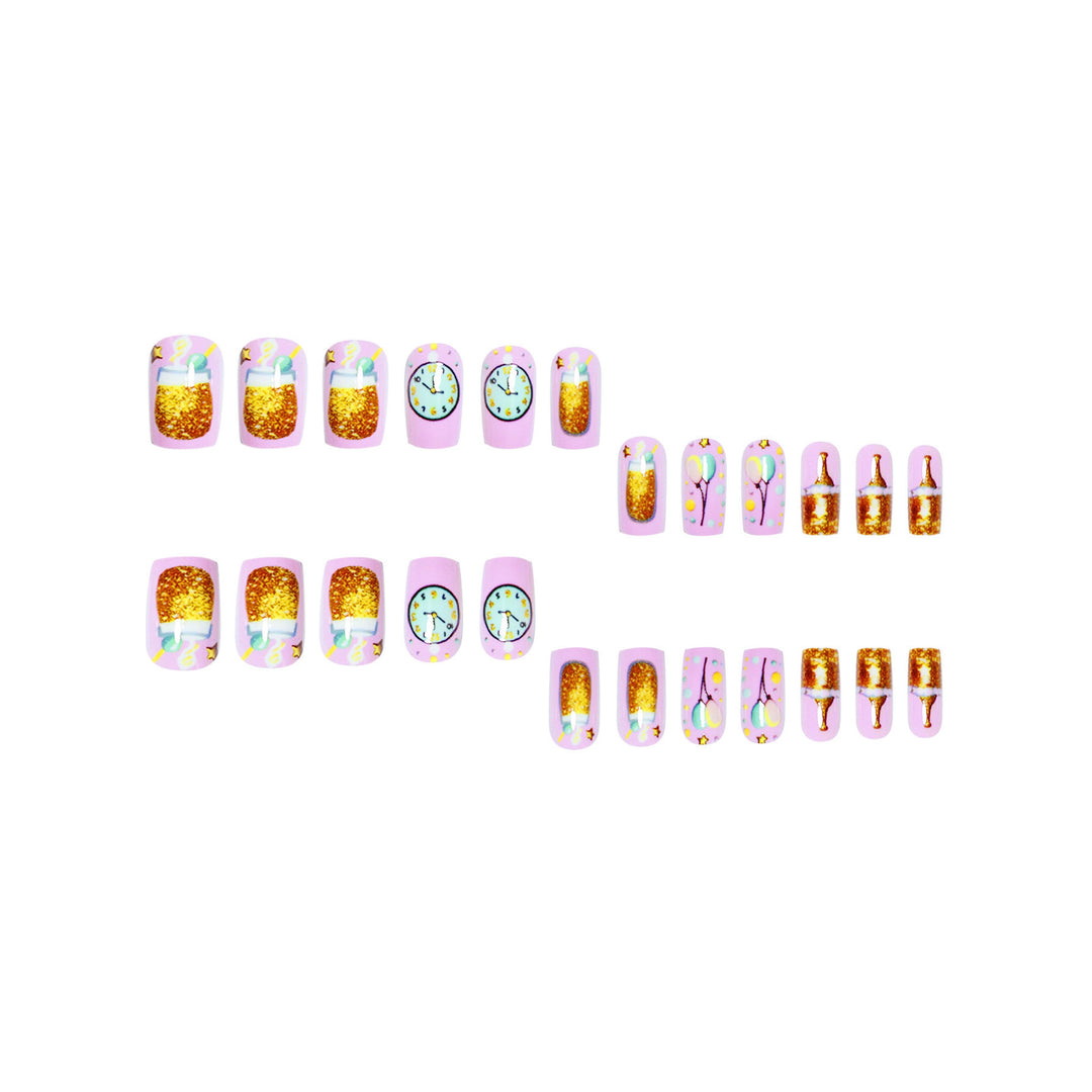 Festive Celebration Press-On Nail Art Kalsten