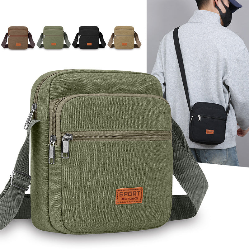 Versatile Canvas Crossbody Bag Kalsten