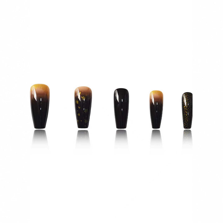 Glamorous Starry Night-Inspired Press-On Nail Set Kalsten