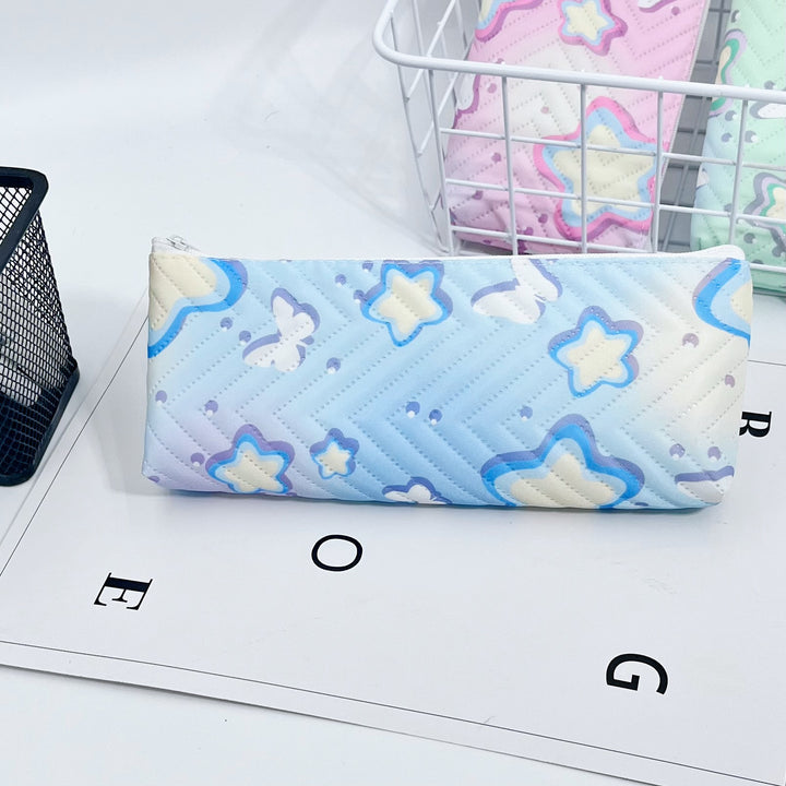 Quilted Butterfly Print Pencil Case Kalsten
