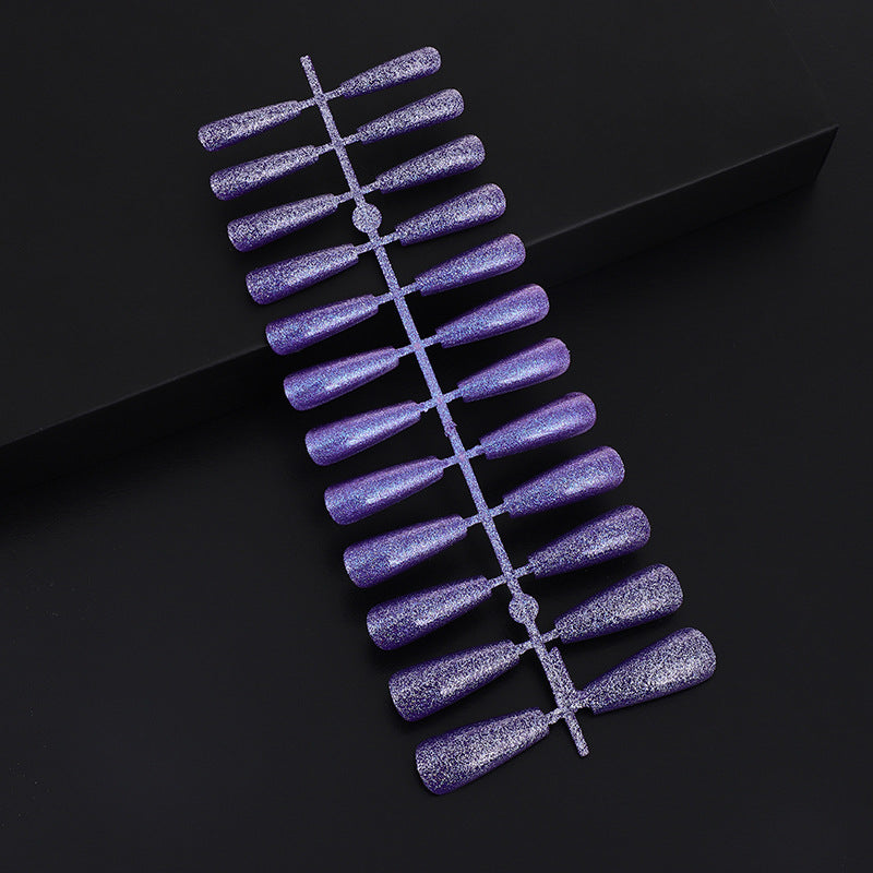 Nail art set with glitter and elegant transitions Kalsten