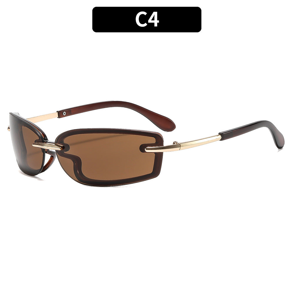 Futuristic Fashion Shield Sunglasses