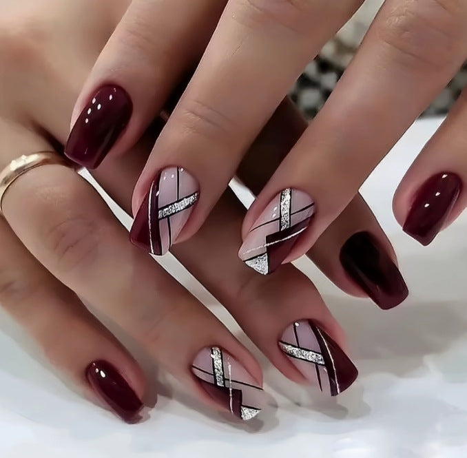 Geometric Nail Art Design Kalsten