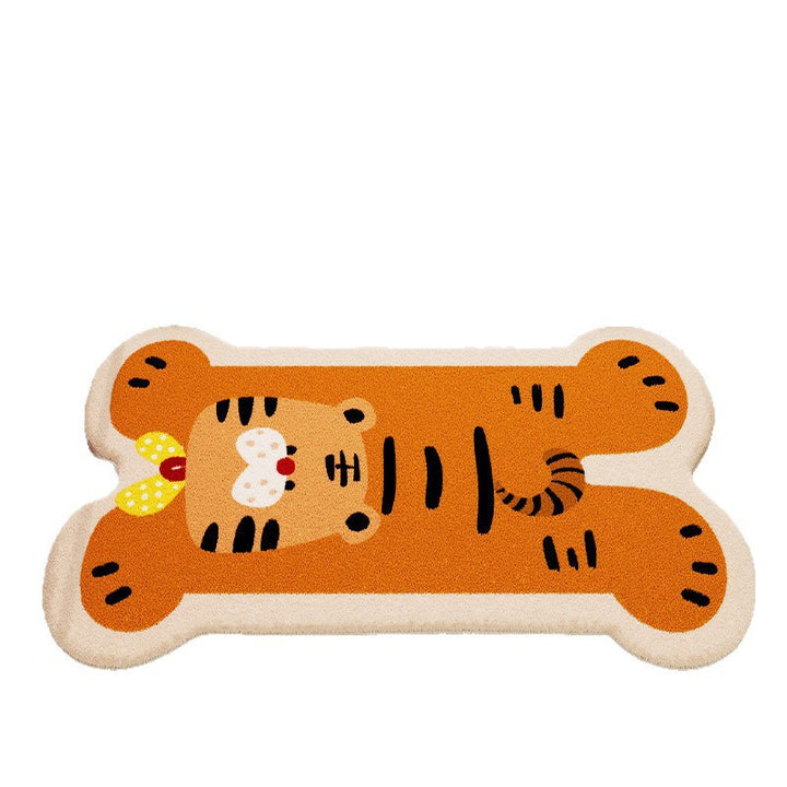 Cat-Themed Plush Bath Mat Kalsten