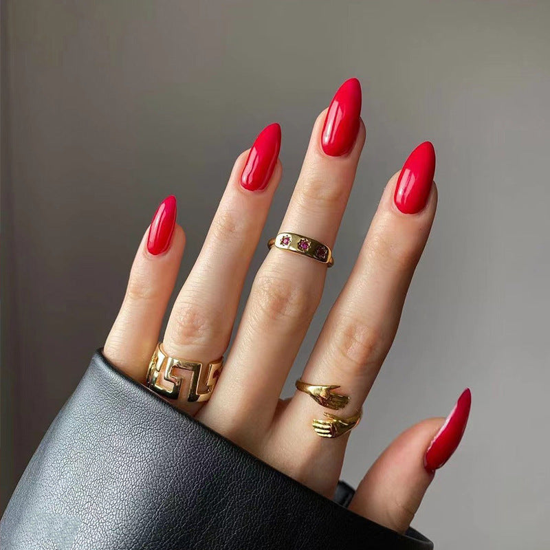 Elegant Acrylic Nails with High Gloss Finish Kalsten