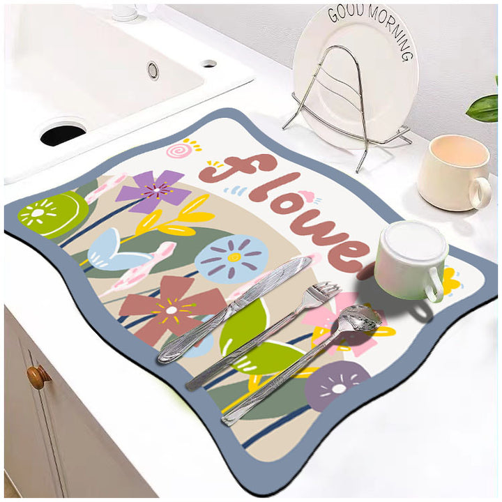Stylish Anti-Slip Kitchen Mat Kalsten