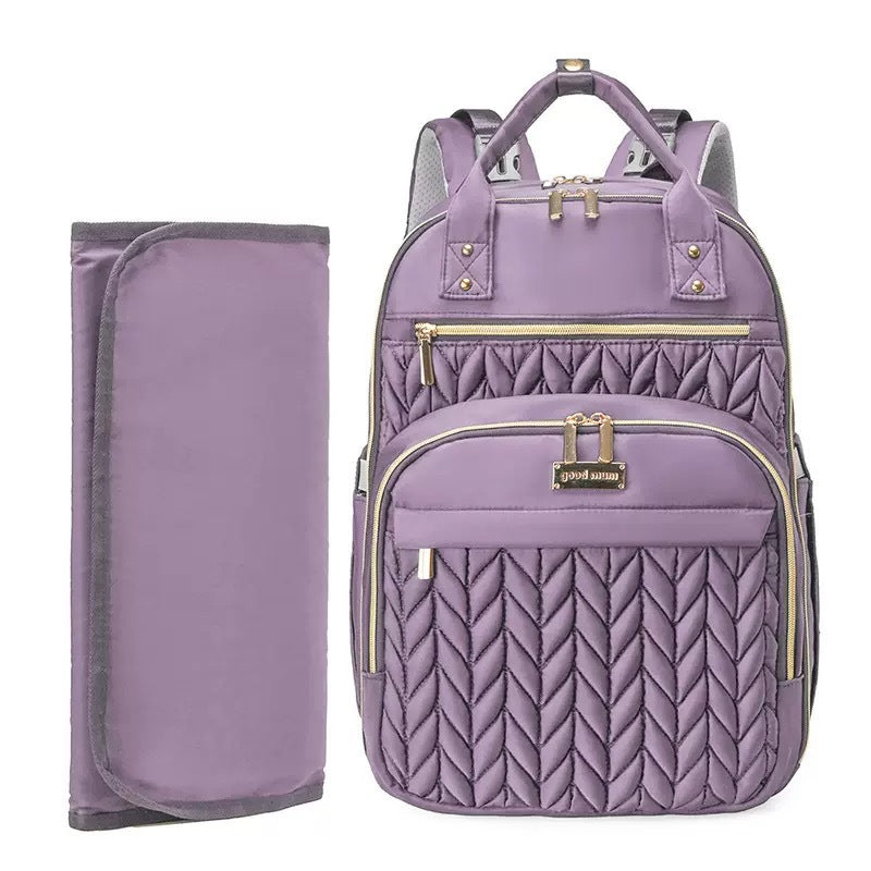Elegant and Spacious Backpack with Textured Design Kalsten