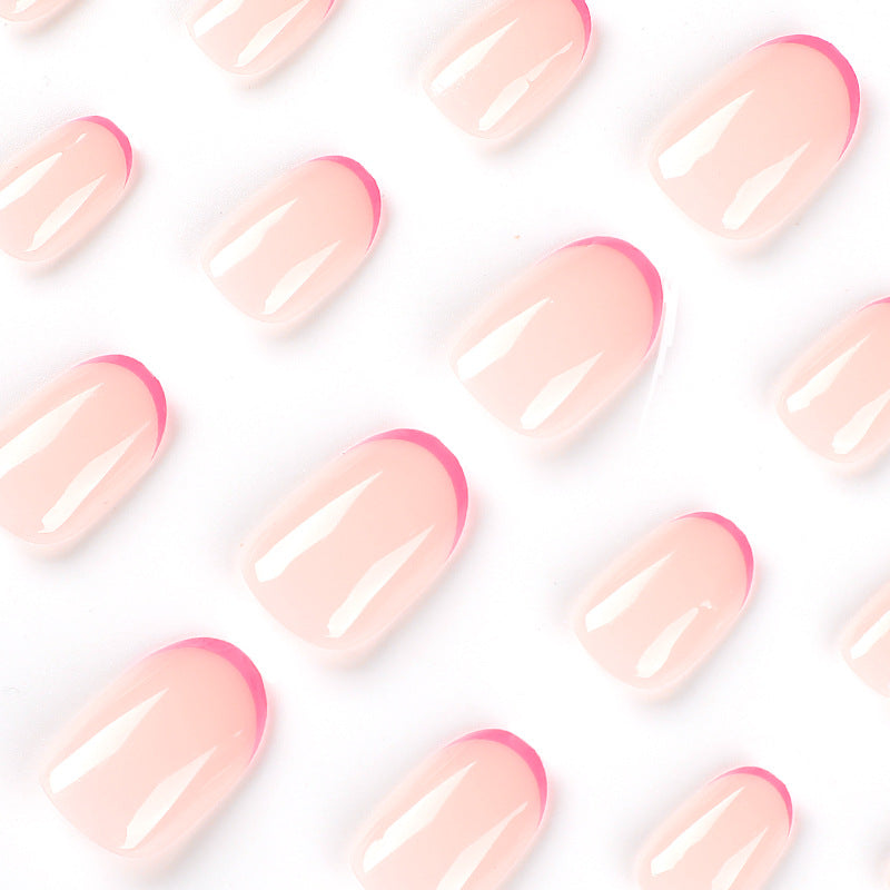 Artful Nail Extensions with Gradient and Accents Kalsten