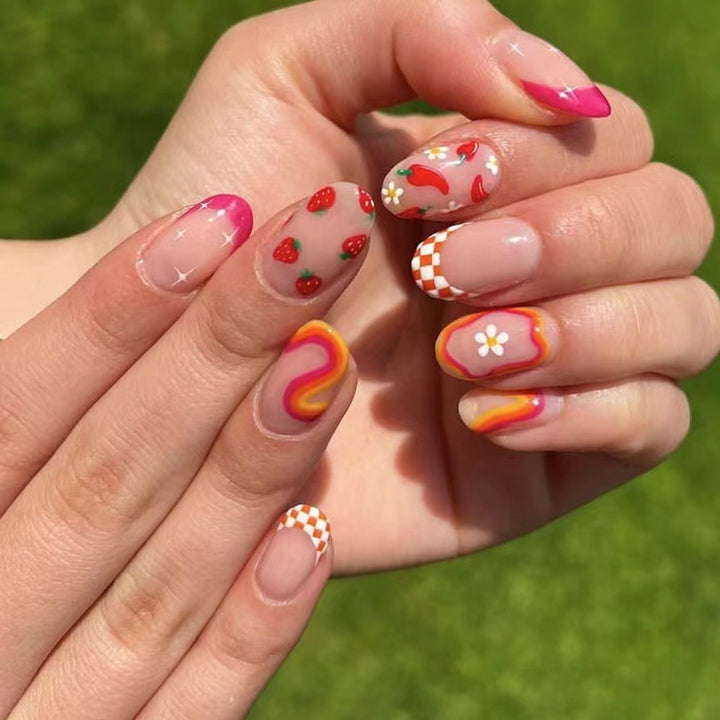 Whimsical Fruit-Inspired Press-On Nails Kalsten