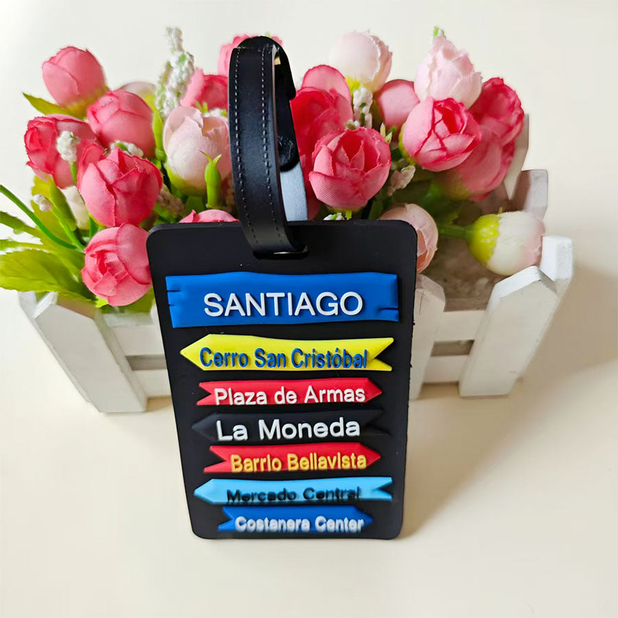 Unisex Creative Destination-Themed Luggage Tag Kalsten