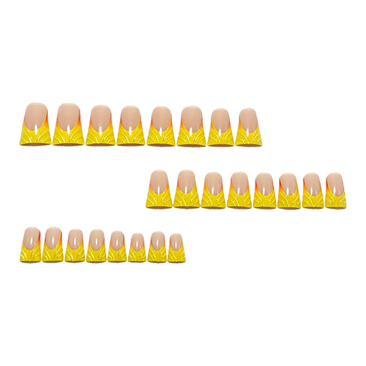 Artificial nails with creative waves design Kalsten