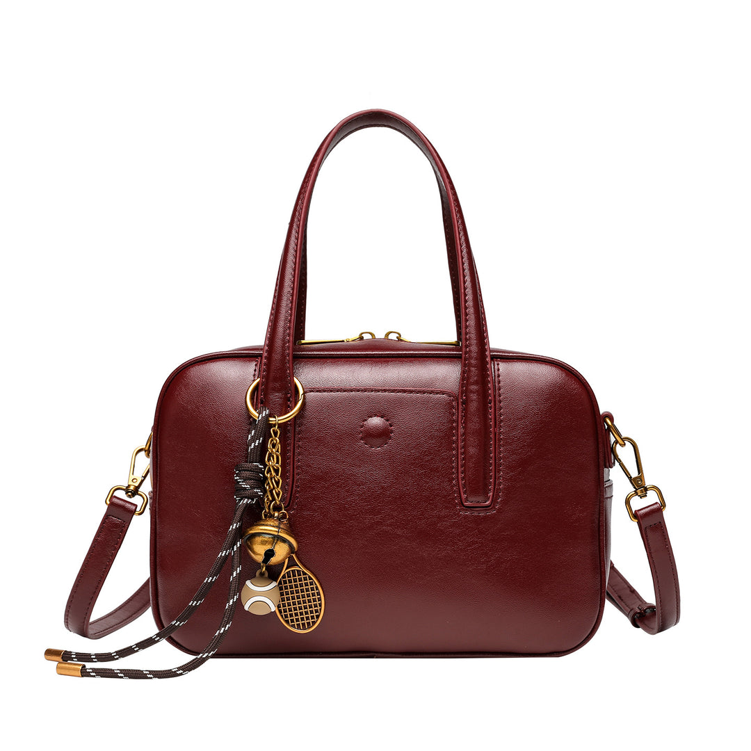 Chic Structured Leather Satchel