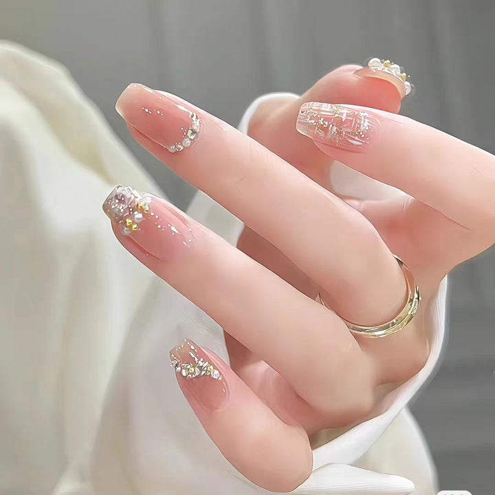 Artificial nails in romantic heart and star design Kalsten