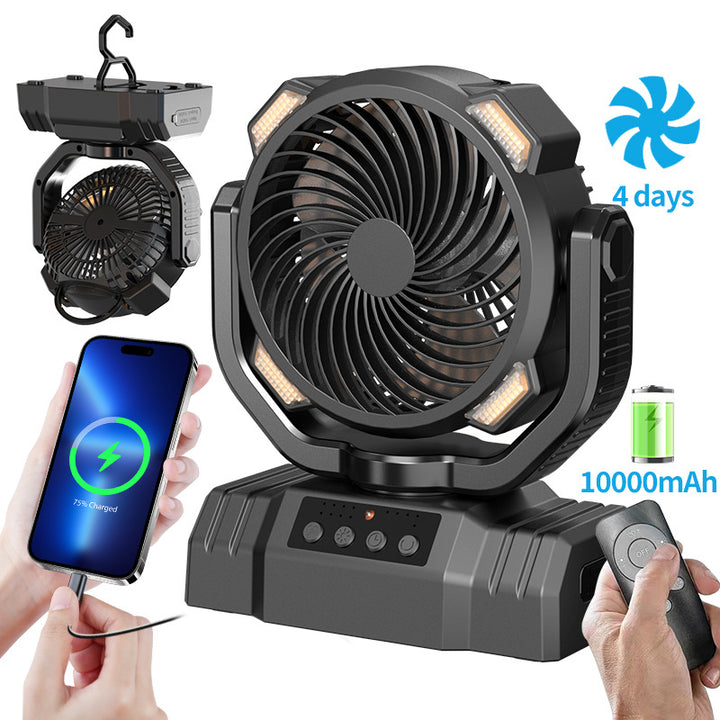 Unisex Portable USB Fan with Power Bank Function Kalsten