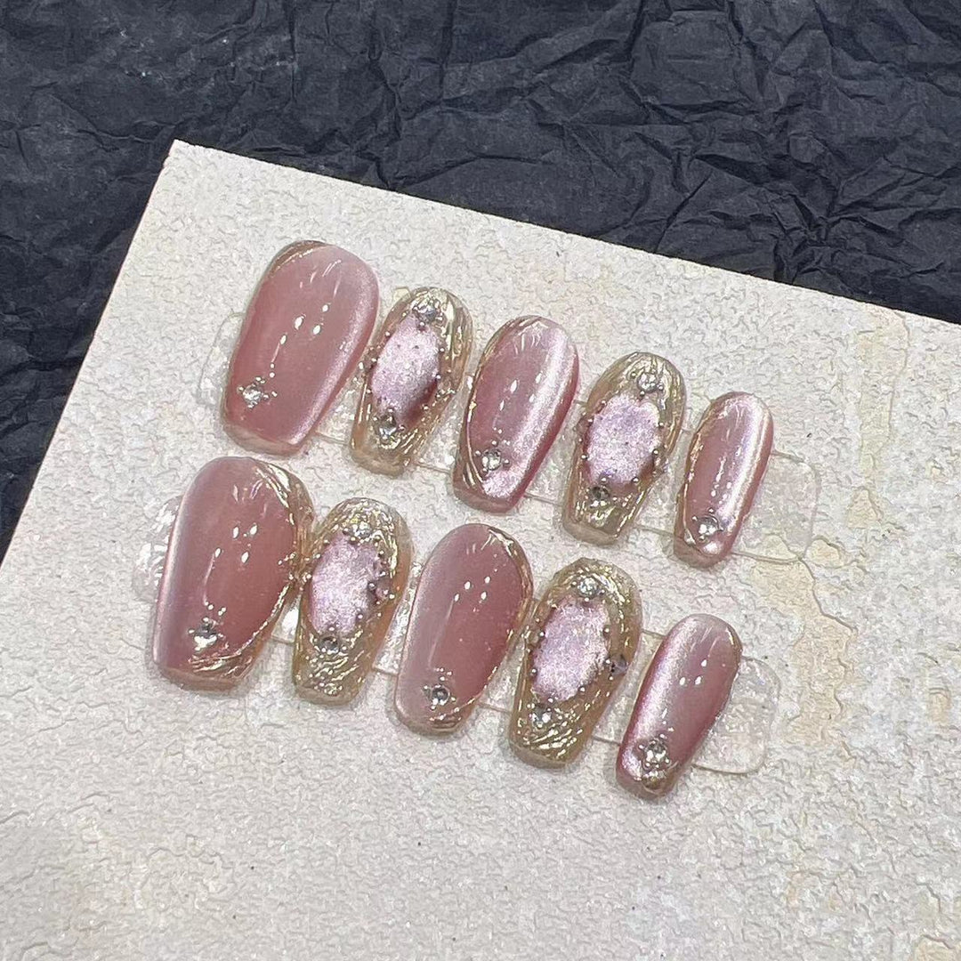 Chic Press-On Nail Art Set Kalsten