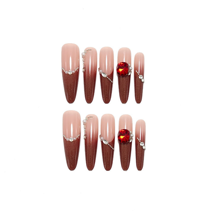 Artificial nails with glamorous accents Kalsten