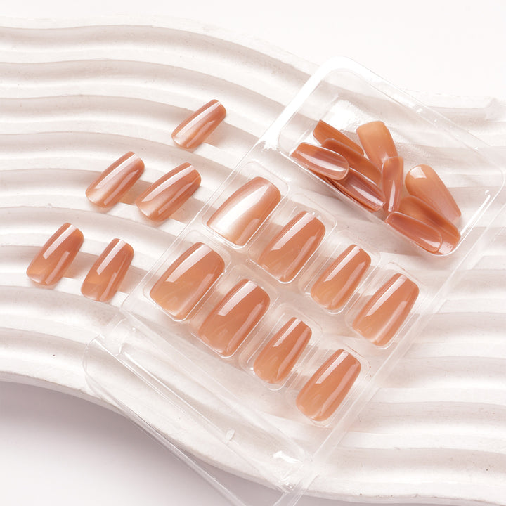 Premium Glossy Gel Nail Extensions Kalsten