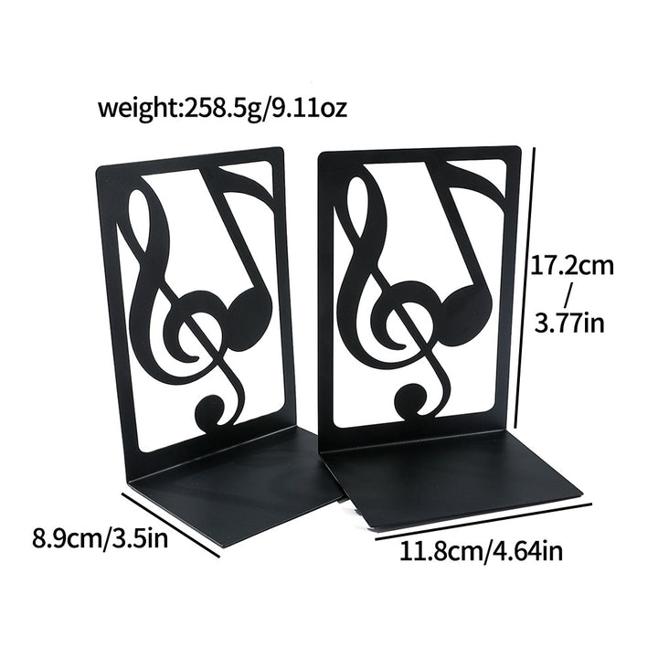 Decorative Music Note Bookends