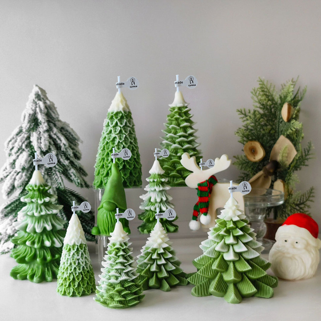 Christmas Tree Shaped Candle