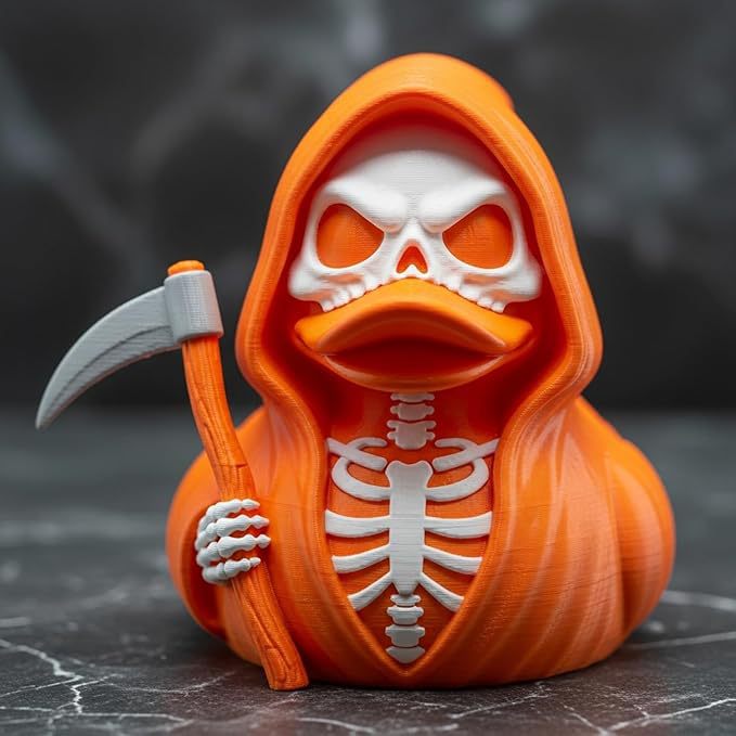Creative Grim Reaper Duck Figurine Kalsten