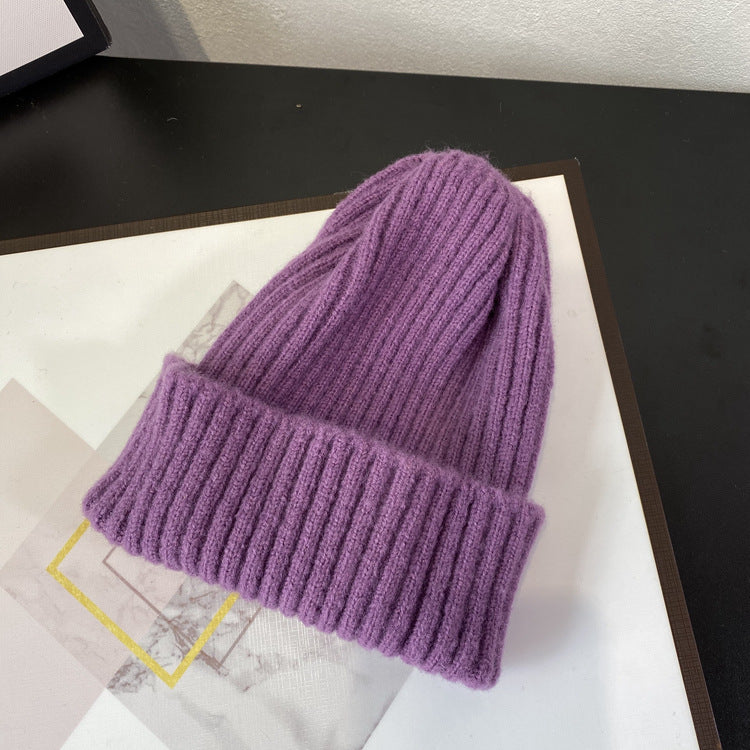 Warm Ribbed Knit Beanie