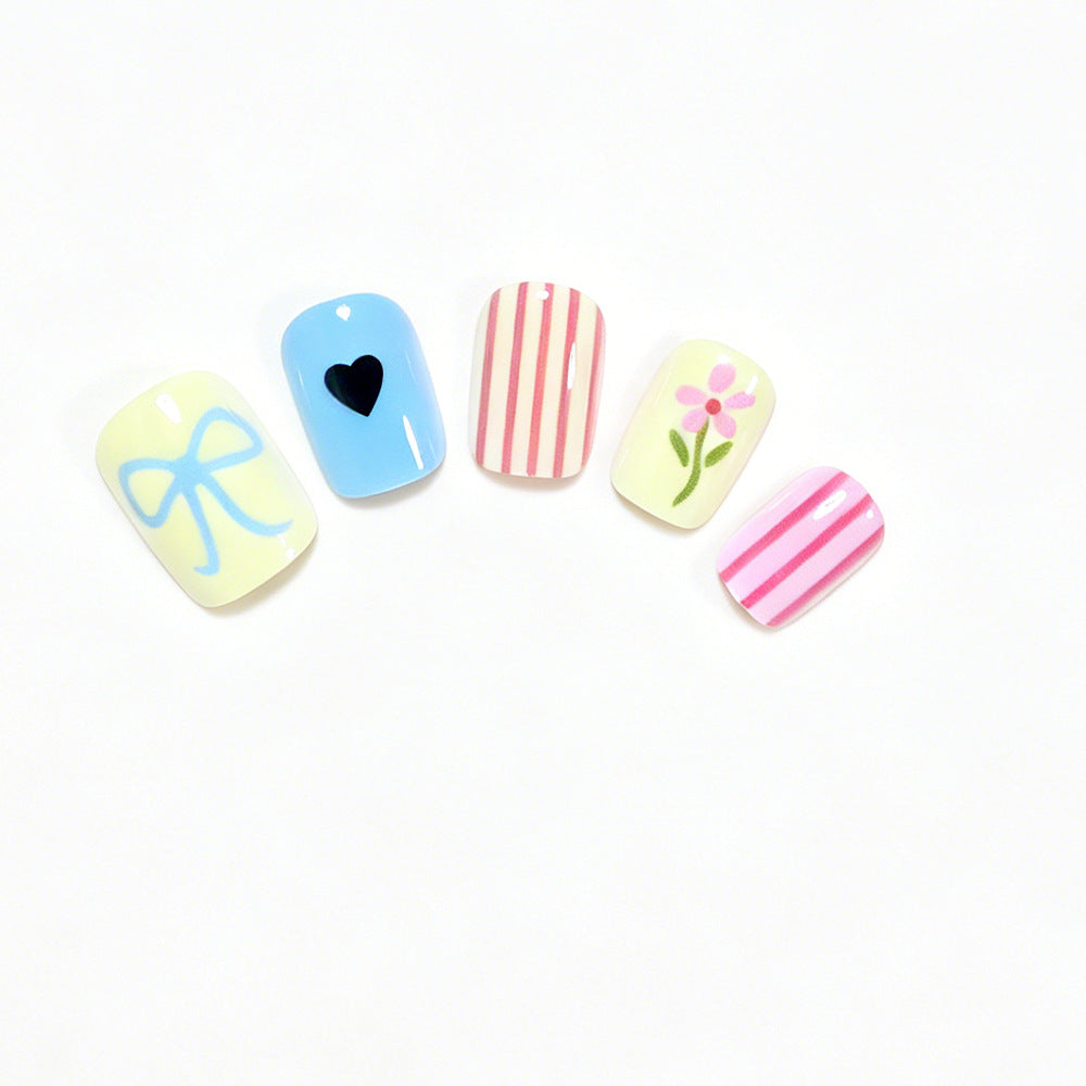 Decorative Nail Art Set with Floral Motifs Kalsten