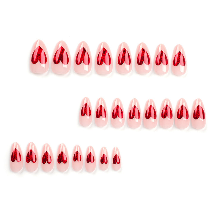 Exquisite Nail Art with Heart Design Kalsten