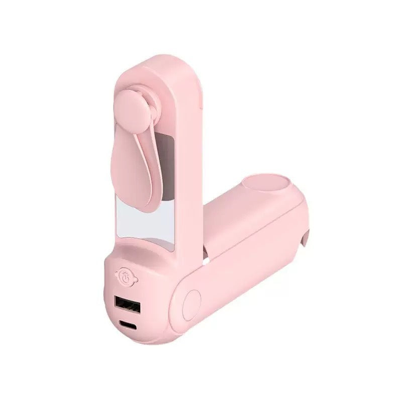 Women Portable USB Fan with Flexible Mount Kalsten