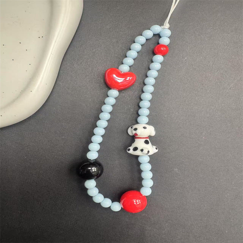 Beaded Pet-Themed Charm Necklace Kalsten