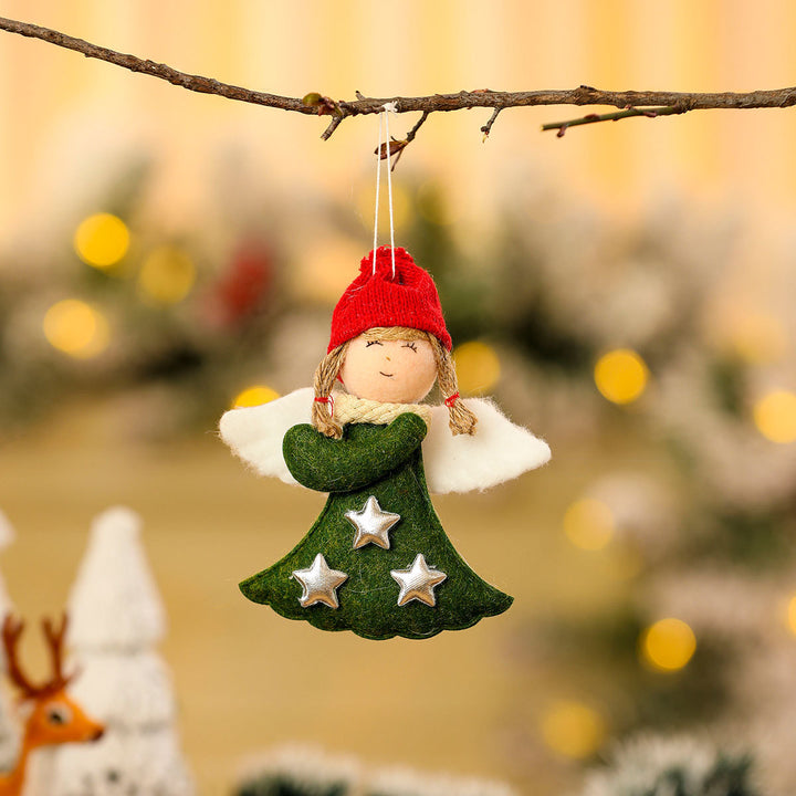 Decorative Felt Christmas Angel Ornament Kalsten