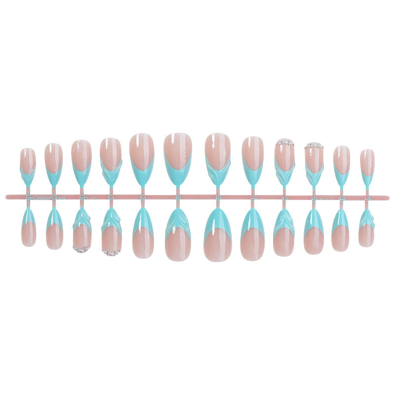 Premium Decorative Press-On Nails Set with Elegant Design Kalsten
