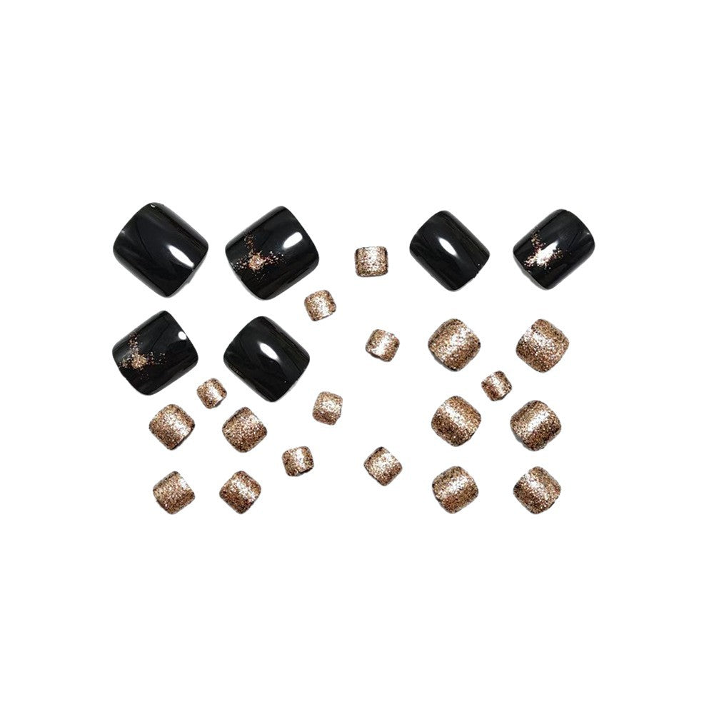 Glitter-accented artificial nails Kalsten