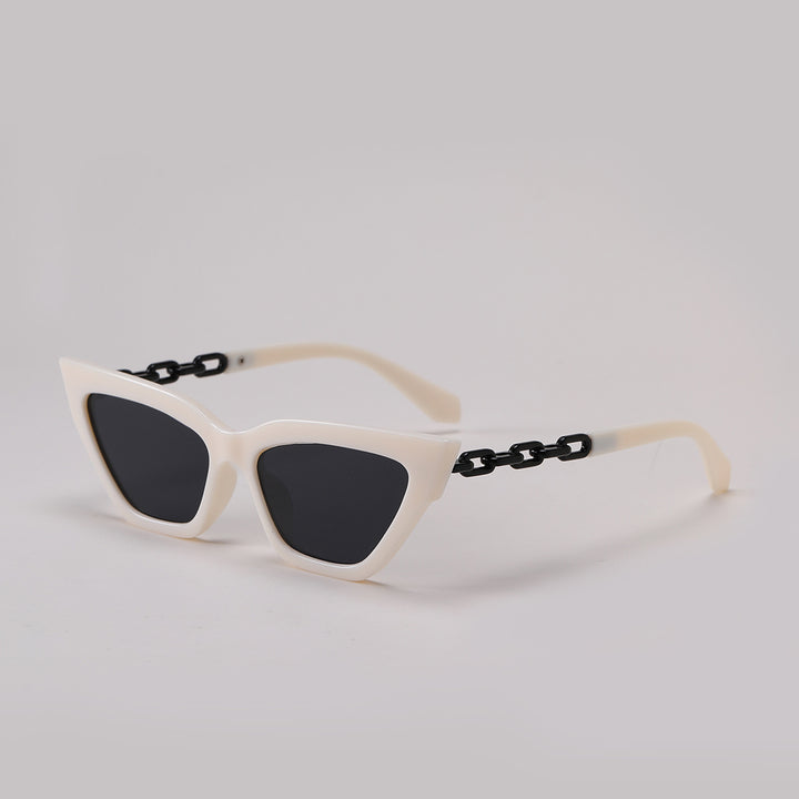 Women's Cat-Eye Sunglasses with Luxurious Chain Frame Kalsten